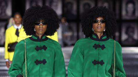 gucci defile jumeaux|Seeing Double: Gucci Sent 68 Sets Of Identical Twins .